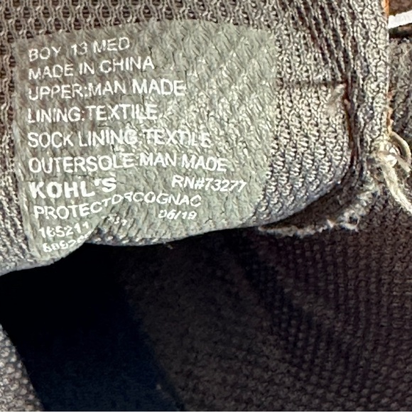 Sonoma Brown Ankle Boots Size Boy 13M Cognac - Picture 13 of 13